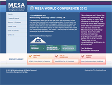 Tablet Screenshot of euconference.mesa.org